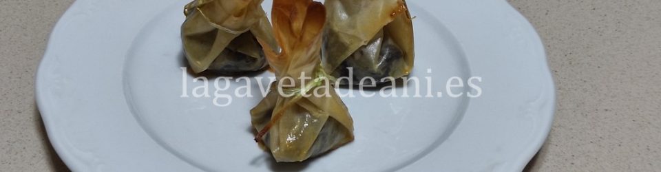 Saquitos de morcilla
